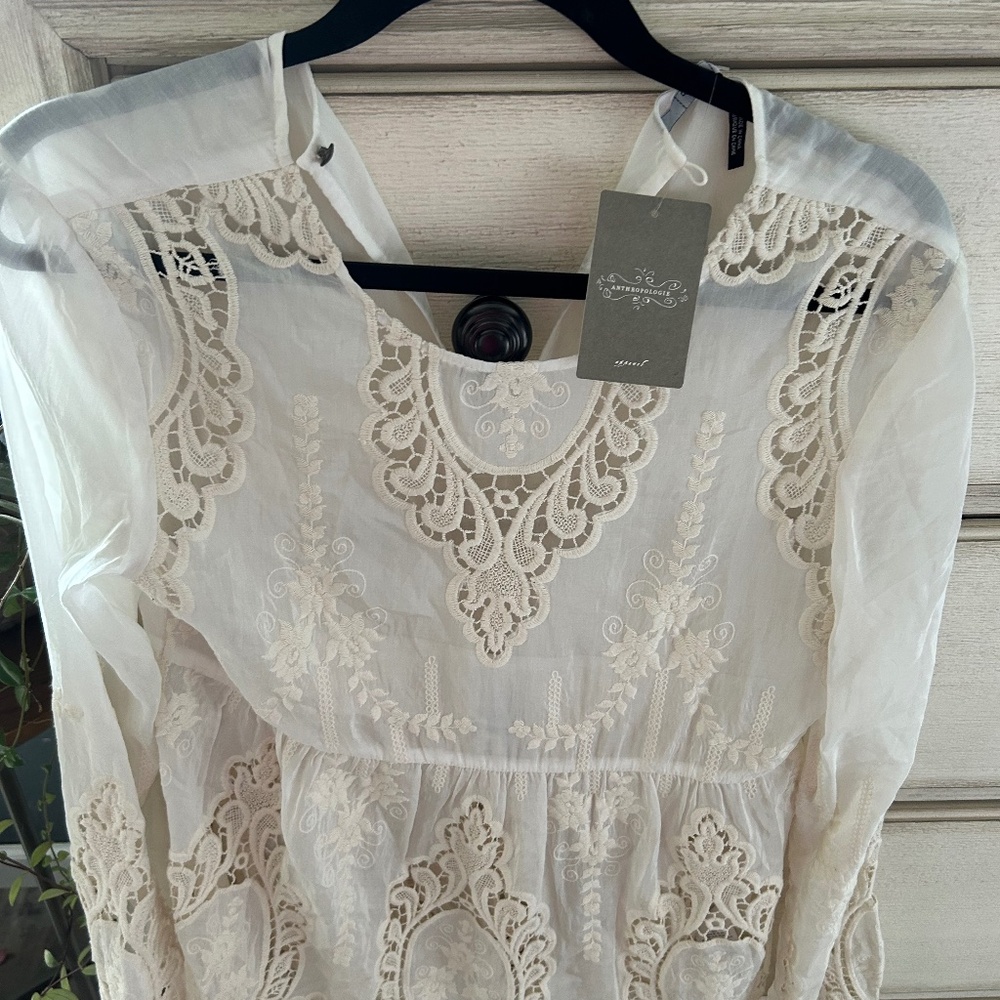 Anthropologie Women’s Blouse NWT Medium